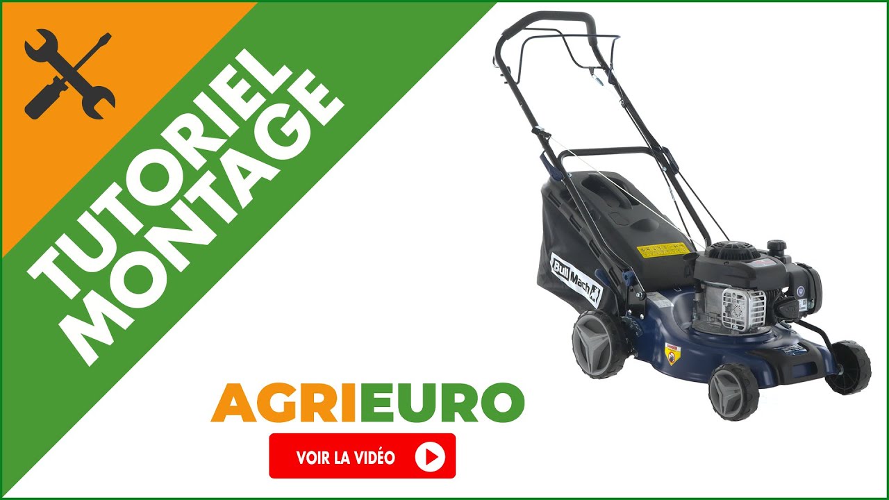 Montage de la Tondeuse autotract&eacute;e BullMach PARIS 40 BS - Moteur &agrave; essence Briggs&Stratton 300E