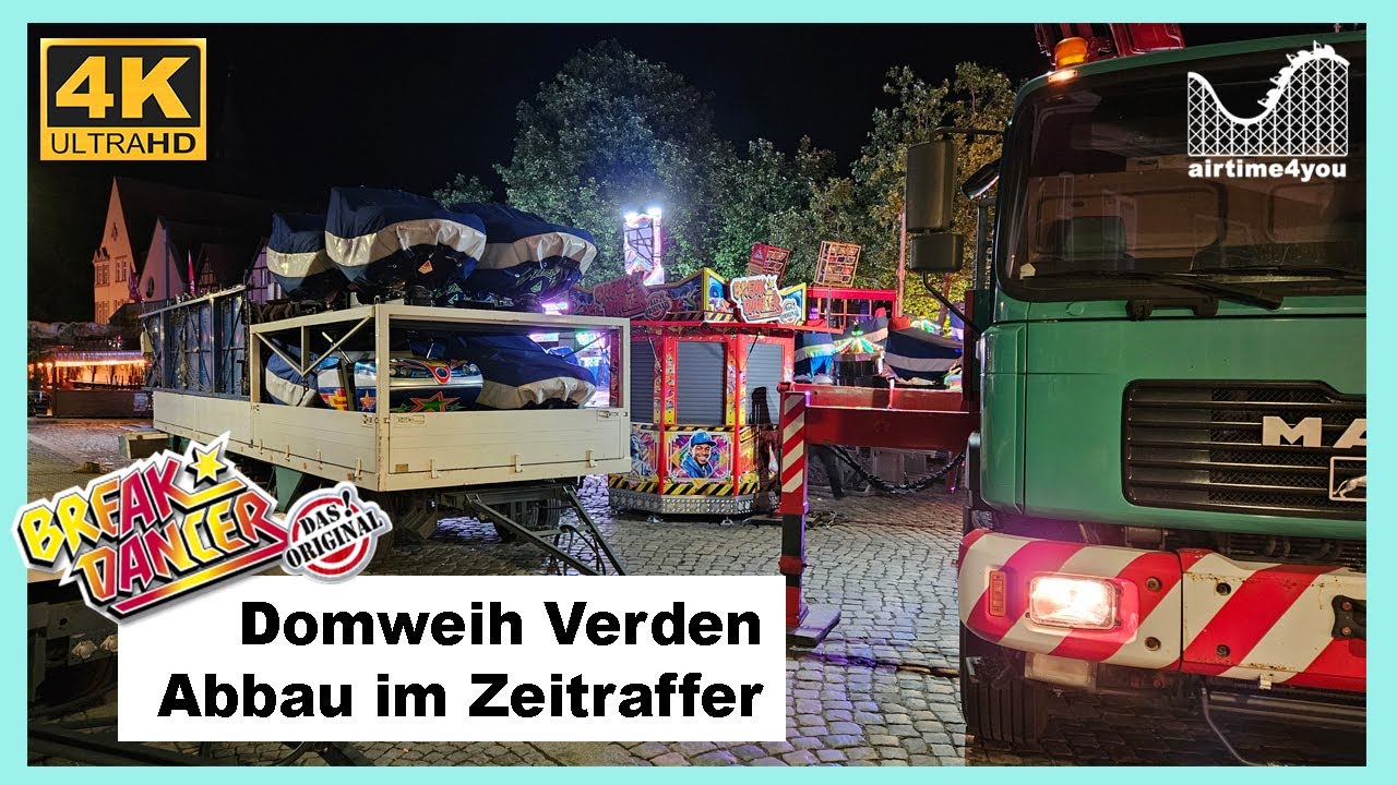Break Dancer No. 1 - Dreher-Vespermann - Abbau im Zeitraffer - 06.06.2025 - Domweih Verden