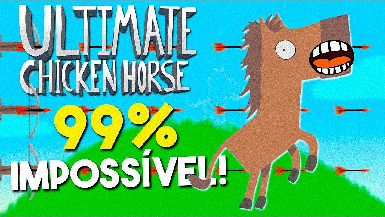 Criamos uma Fase QUASE Impossível no Ultimate Chicken Horse
