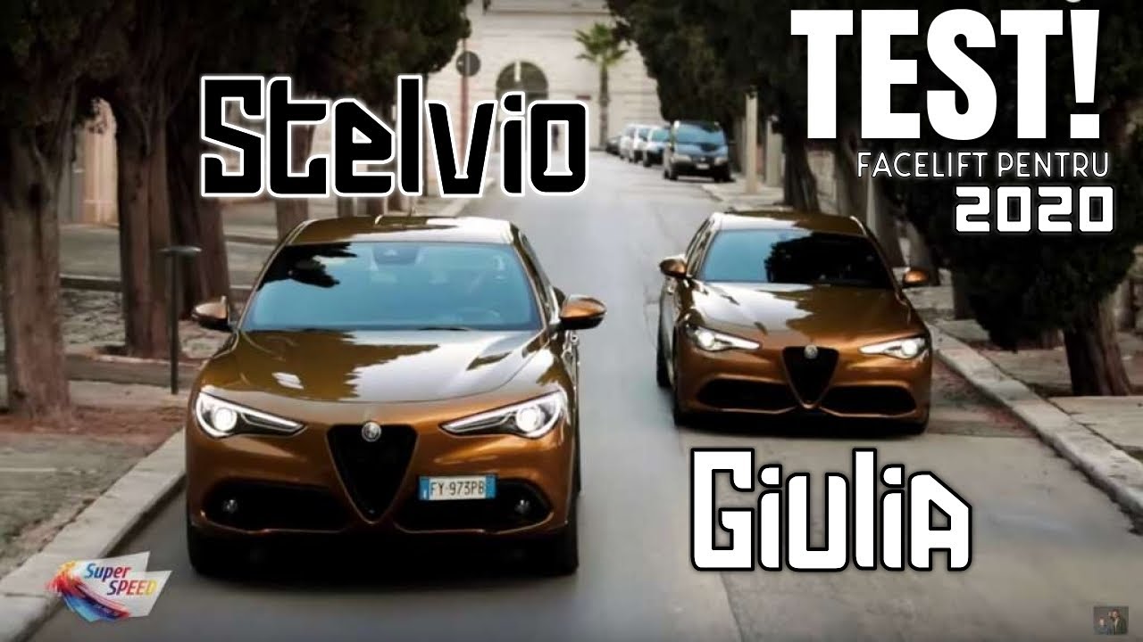 TEST: Alfa Romeo Giulia/ Stelvio facelift 2020
