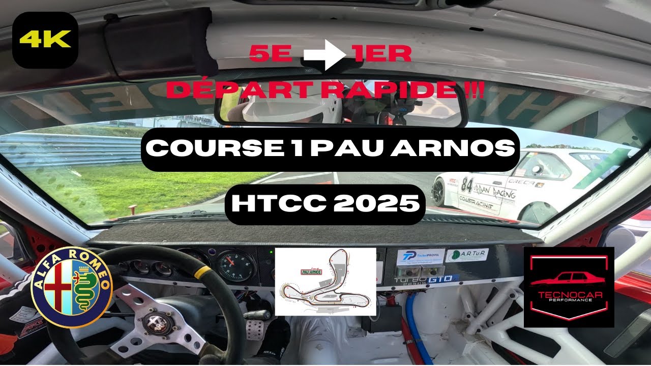 DEPART COURSE 1 PAU ARNOS GTCC 2025 DE LA 5E A LA 1ERE POSITION !!!
