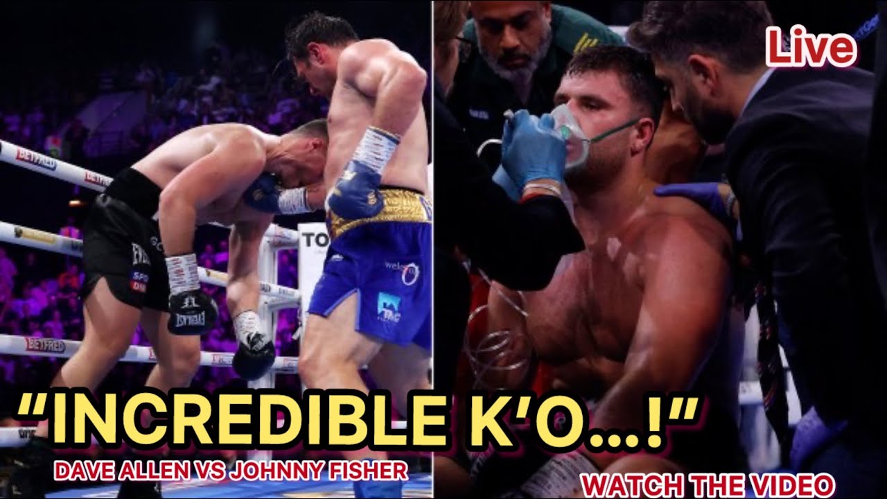 [WATCH] Dave Allen crushes Johnny Fisher with brutal knockout in rematch..!