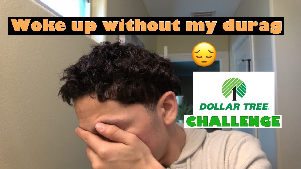 Человек с прямыми волосами просыпается без своего дурага | Челлендж Dollar Tree