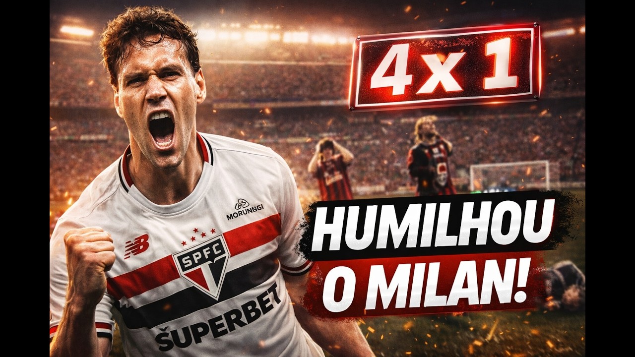 SÃO PAULO HUMILHA O MILAN! VAN BASTEN FAZ HAT-TRICK INSANO E DOMINA O JOGO NO MORUMBIS! 😱🔥