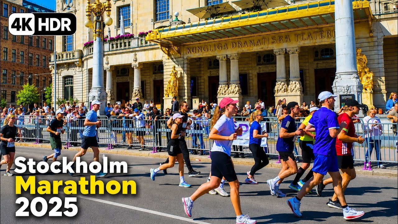 Sweden’s Biggest Race in Ultra Clarity! Stockholm Marathon 2025 4K HDR