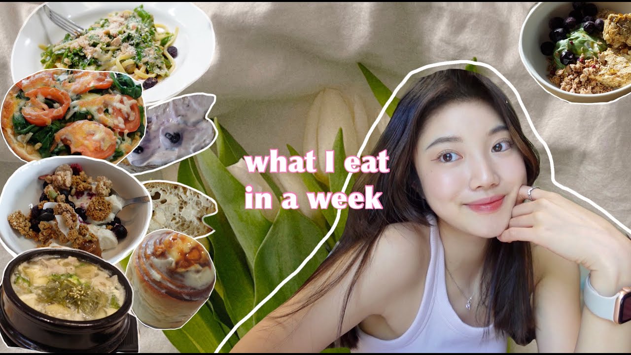 what i eat in a week｜asian food, no restriction & intuitive eating