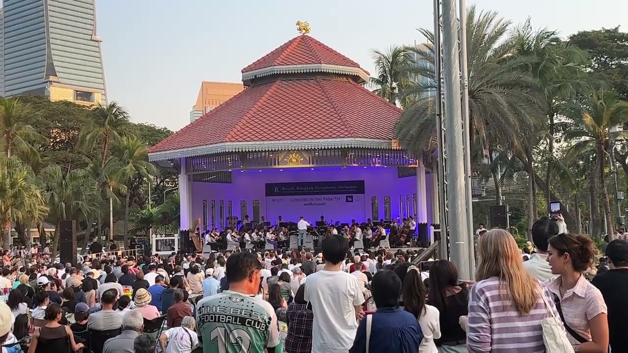 Bangkok Symphonie Orchestra im Lumphini Park in Bangkok am 1.2.2026 mit „Let it be“
