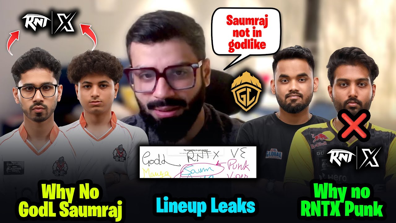 Saumraj AquaNox in RNTX Lineup😱 Why No PUNK in RNTX & Saumraj in GODL🥵