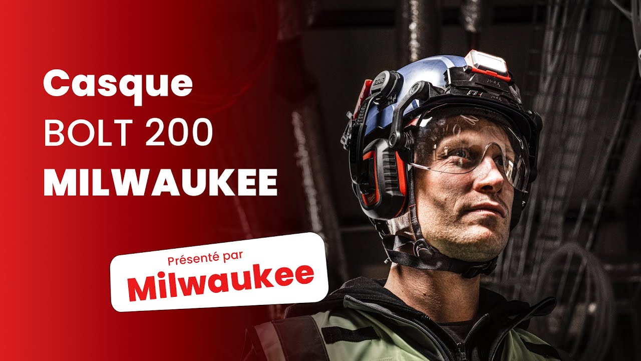 L'accessoire de chantier : le Casque de protection BOLT 200 MILWAUKEE