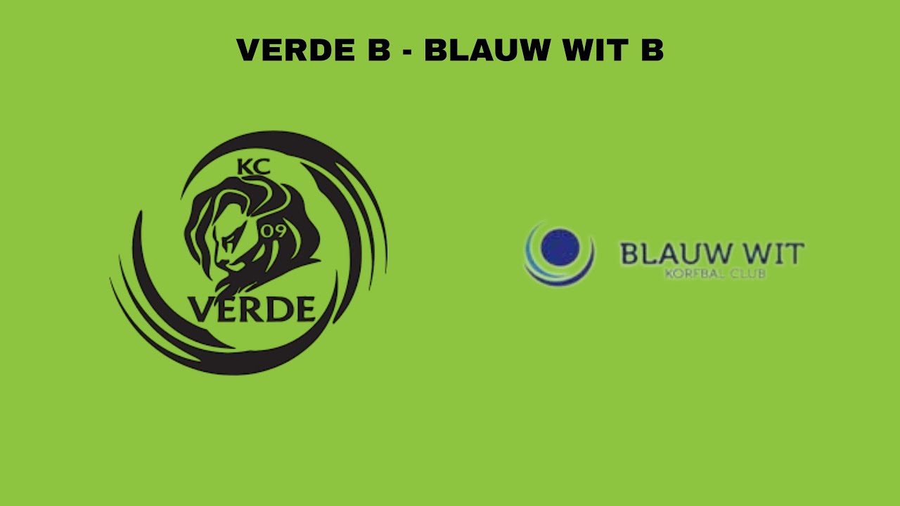 Elite: KC Verde B - Blauw Wit B