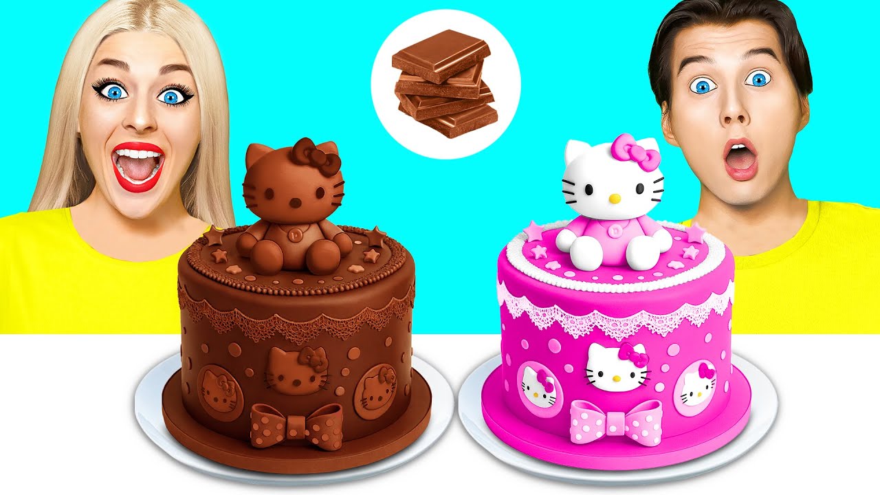 Челлендж. Шоколадная Еда vs Настоящая еда | Удивительные Кулинарные Рецепты Choco DO