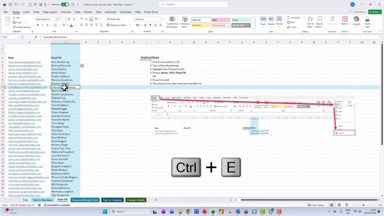5 ways to clean up your data - Part one
