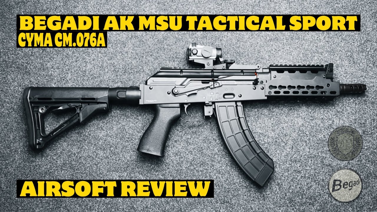 [REVIEW] BEGADI Sport AK MSU CM.076A AKM/AK74 S-AEG mit Keymod, CORE EFCS & Tuning Upgrade
