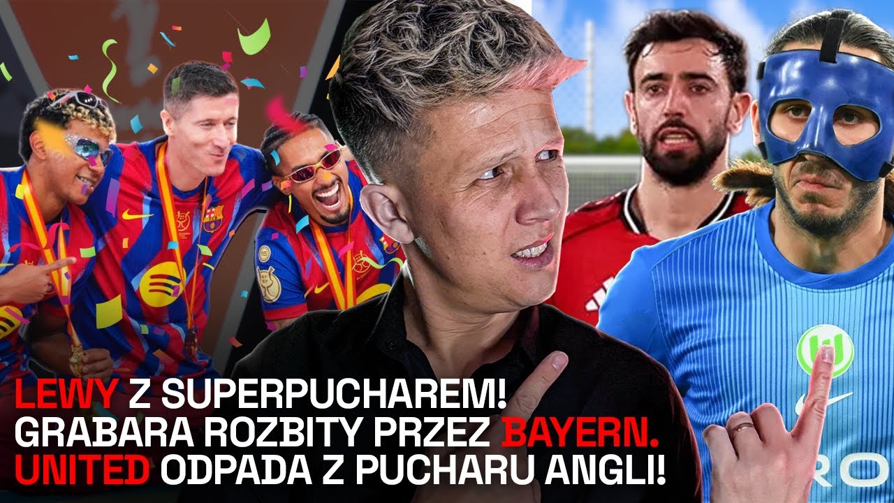 REAL zmienia trenera, LEWY z pucharem, a Kamil GRABARA rozbity przez Bayern! #piłkarskiflesz
