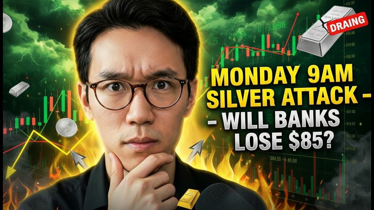BANKS WILL ATTACK SILVER AT 9AM MONDAY — The Exact Level They're Defending (Why It FAILS This Time)