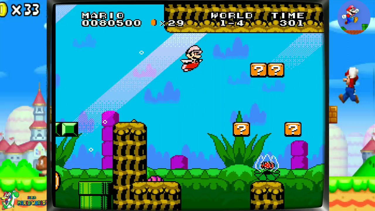 Super Mario Bros# like hacrsion demo0.0.8).sfcsuper mario bros. r: an 8-bit