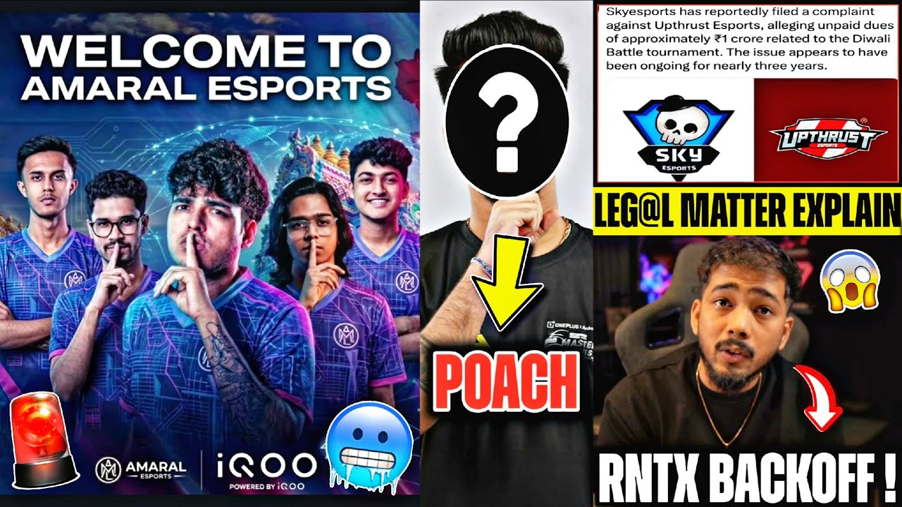 IQ00 x AMARAL Esports - FAKE or REAL🚨 Entity Back in ESPORTS🤯 Big Player POACH😡 GodL S8uL in EWC 🇮🇳 