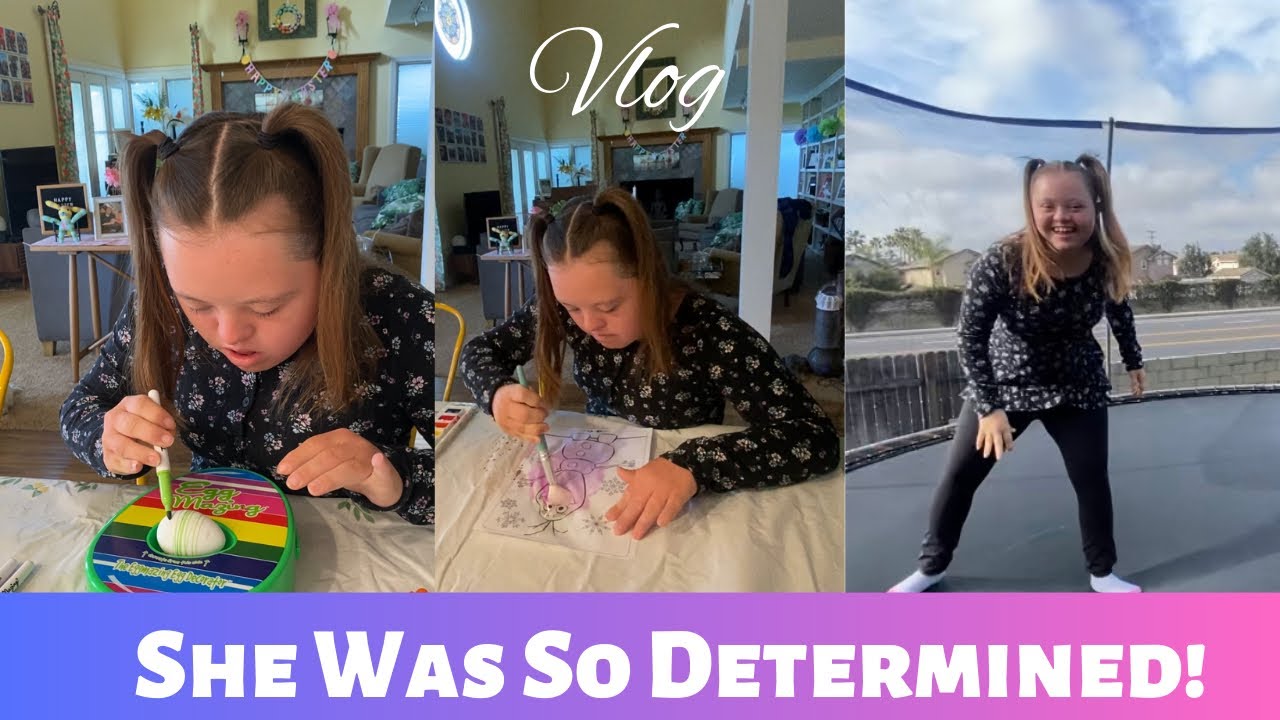 Autumn Was So Determined!/ Easter Egg Decorating Vlog