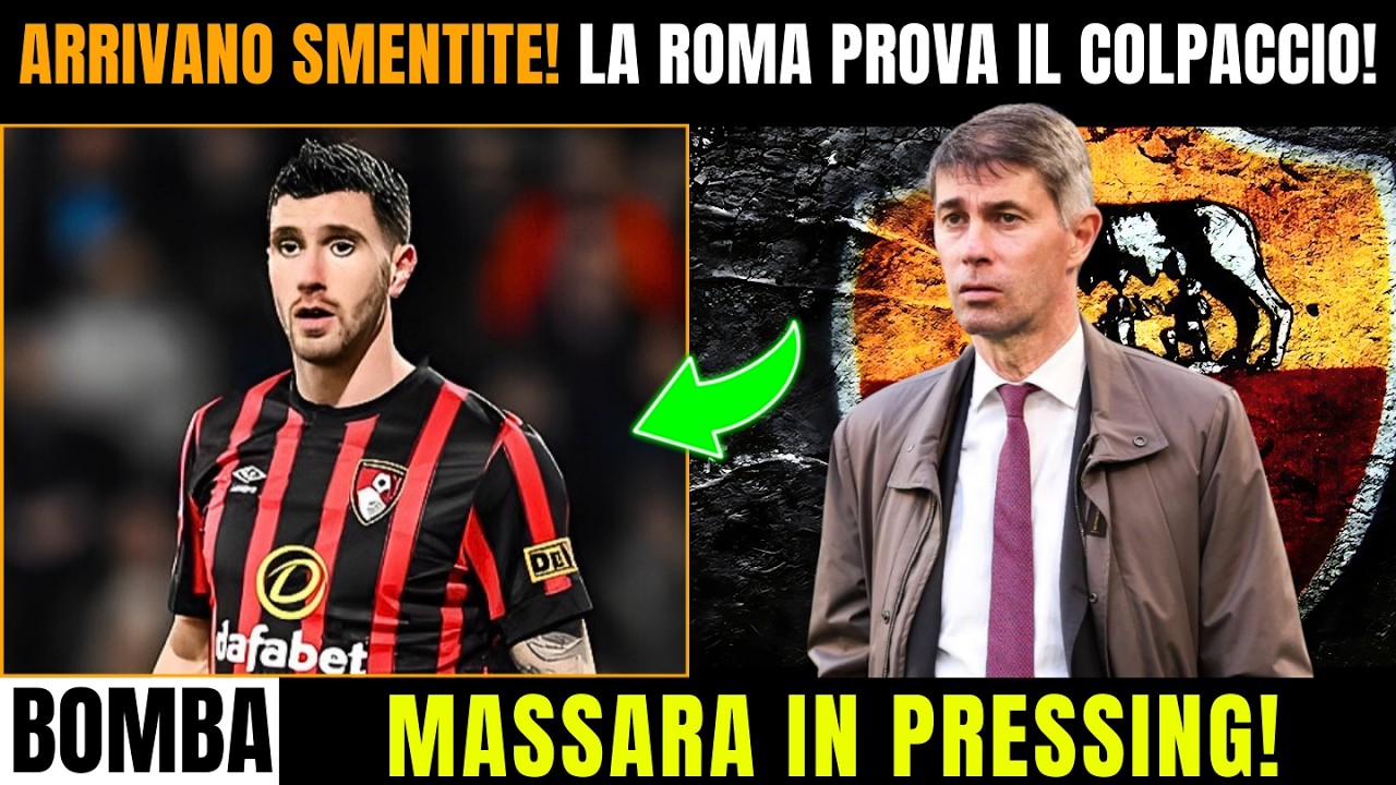 Ultim'Ora Roma🔥Blitz di Massara! Gasperini Chiede 2 Colpi Top!💣