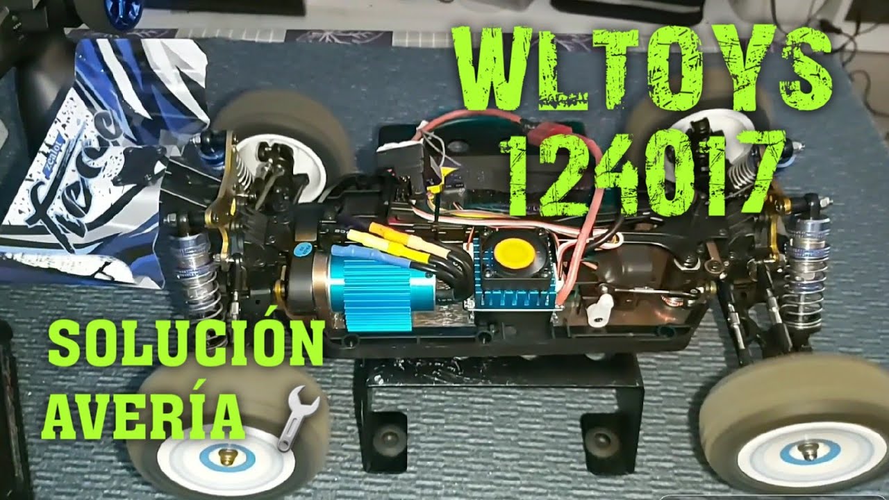 #How to fix throttle 🤔 Wltoys 124017/Pega tirones al acelerar😱 Reparación y Prueba👌