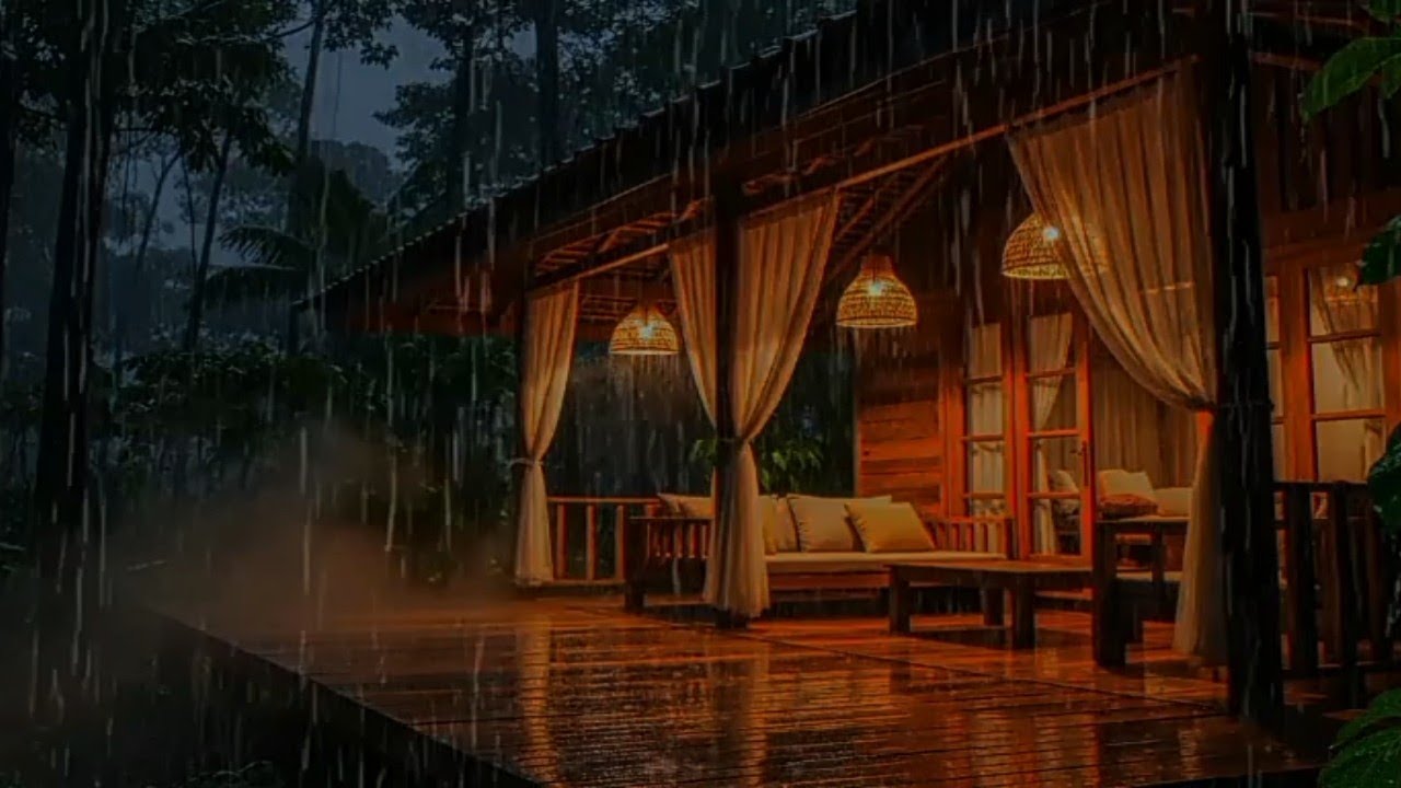 Heavy rain quickly makes sleep more restful @AIMAN-NATURE 
