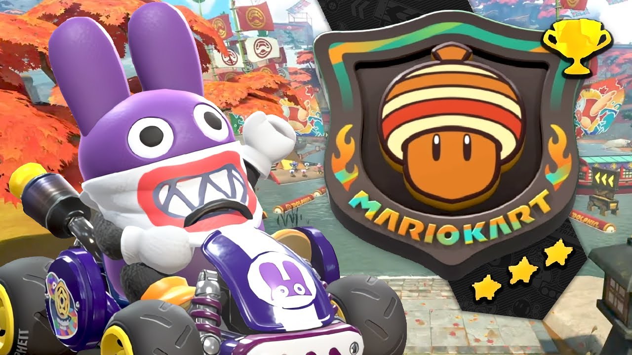 Mario Kart World - Knockout Tour: Acorn Rally (150cc / 3 Star Rank)