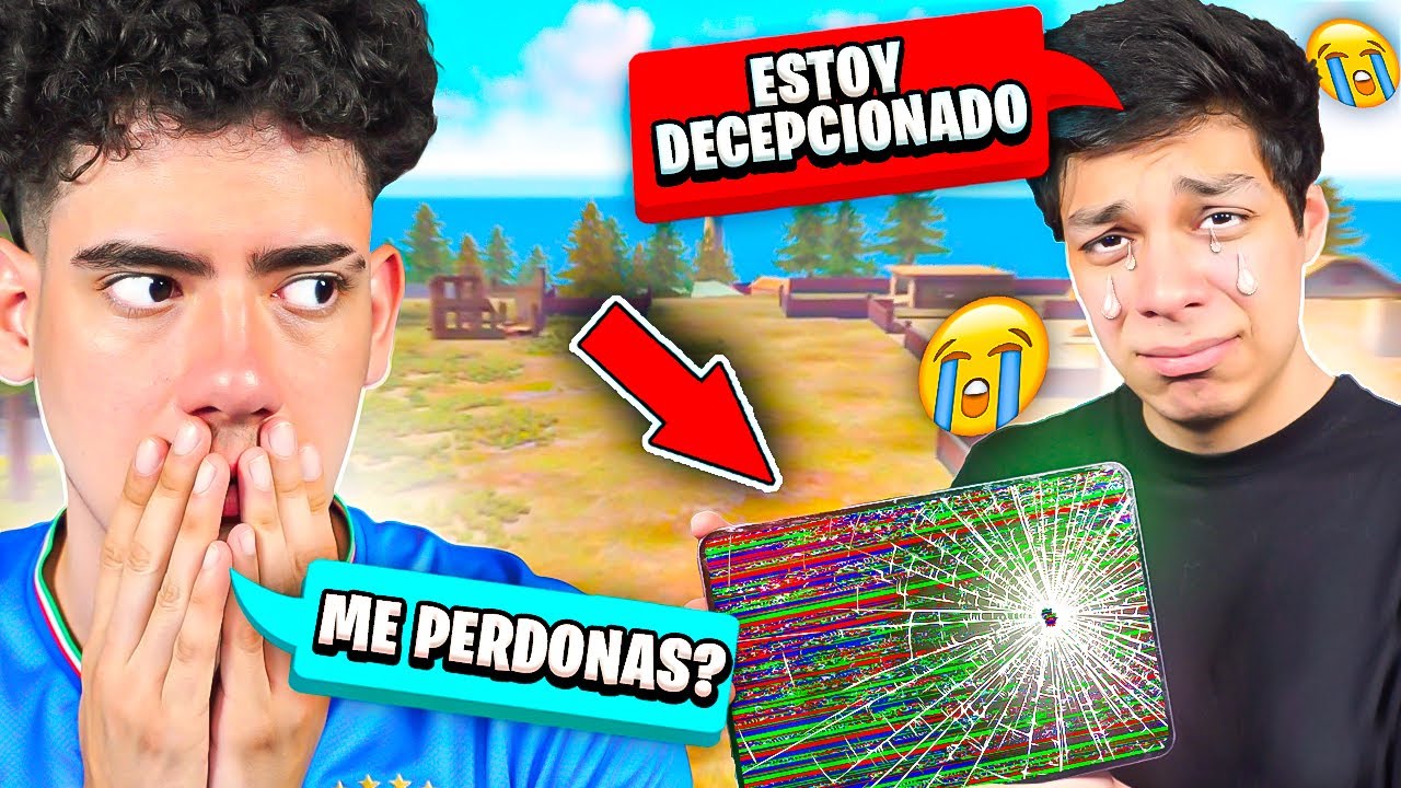 LE REGALO MI TABLET ROTA A YAIR17 Y TERMINO LLORANDO PORQUE PENSO QUE ERA UNA NUEVA !! | TheDonato