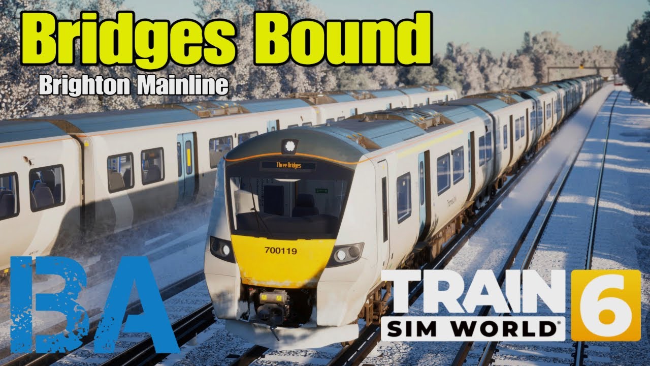 Bridges Bound - Class 700 - Мод расписания движения поездов на главной линии Брайтона - Train Sim...