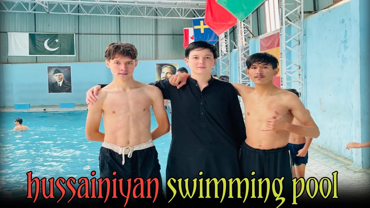 Sunday going to Hussainyan swimming pool with all students all quran academy haidery 
