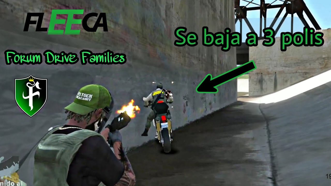 Dano se baja a 3 policías || Fleeca F.D. Families || GTA V Roleplay || [Forasteros RP]