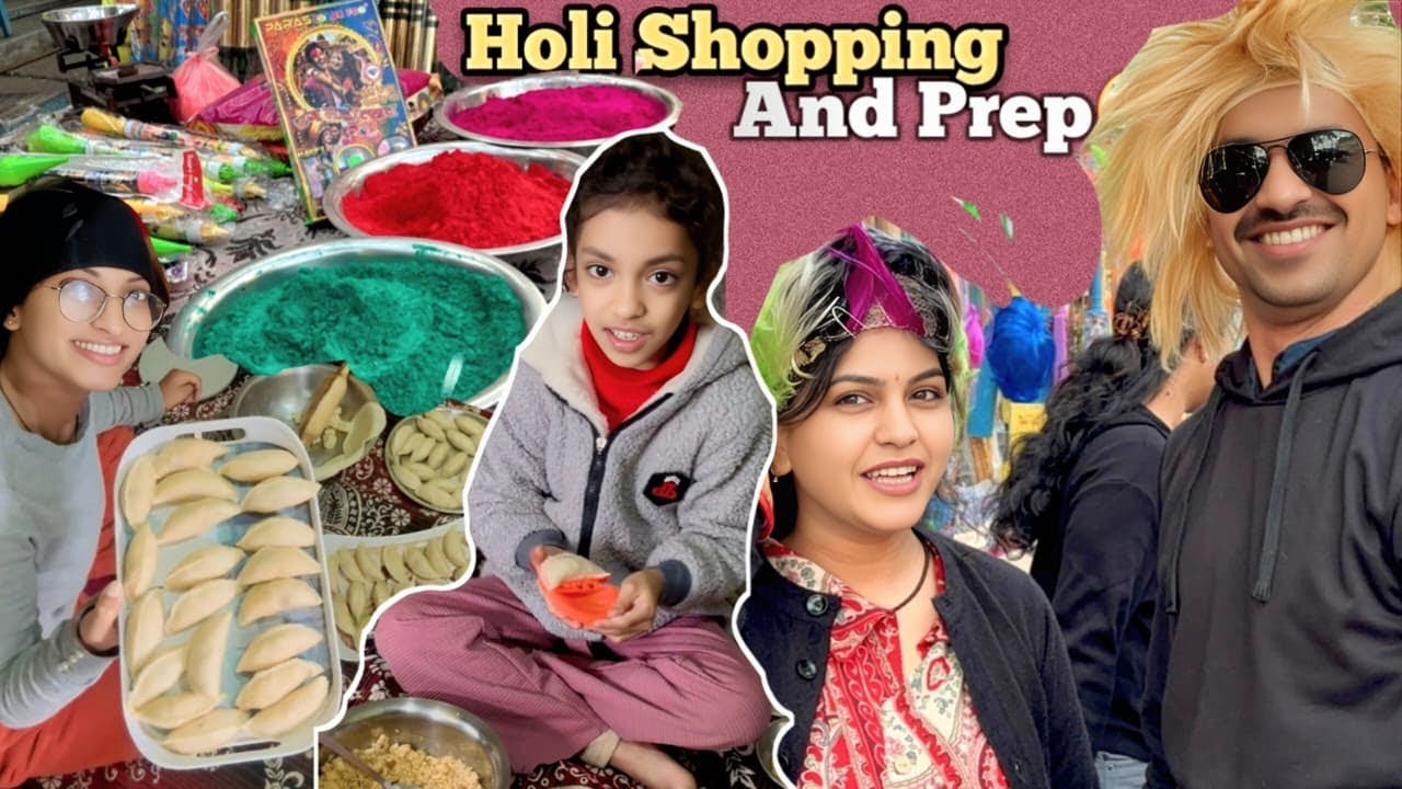 Mitthu Ne First Time Banai Gujiya😍 Holi Prepration Done