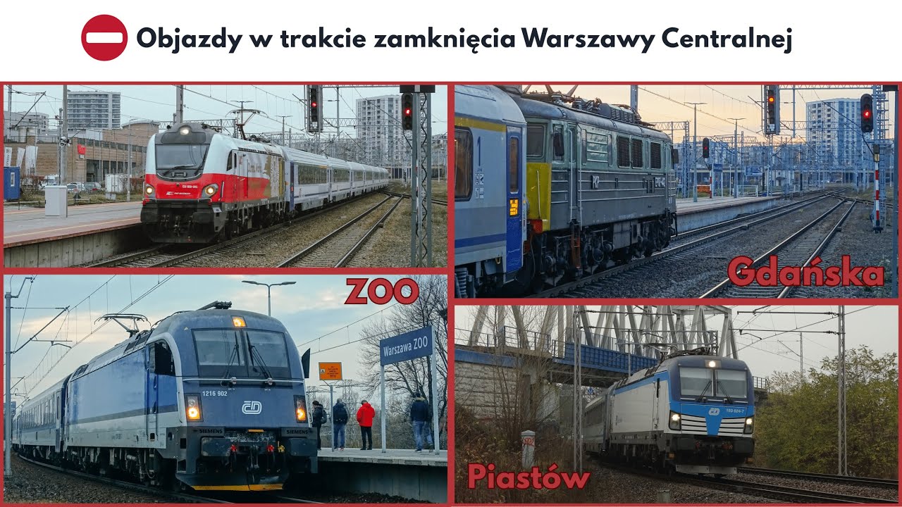 Objazdy po warszawskiej linii obwodowej - listopad 2025