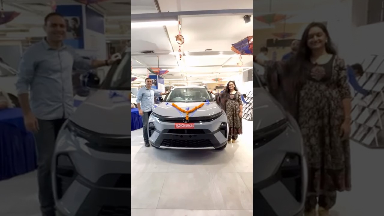 TATA NEXON Creative plus S Delivery ✌️🧿 #nexon2025 #PureGrey #trending #tatanexon #nexon