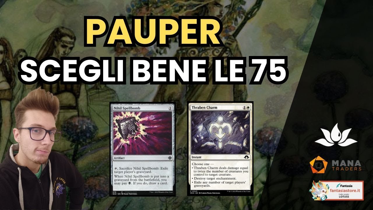 💯75 carte perfette per Pauper: come scegliere la propria side e hate nel metagame del 2026!💯