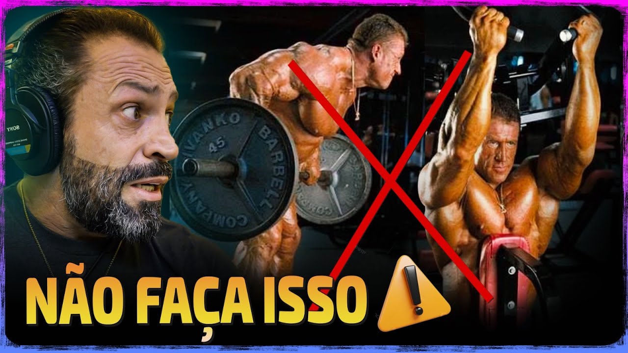 Reagindo ao treino do Dorian Yates que você NÃO deve fazer