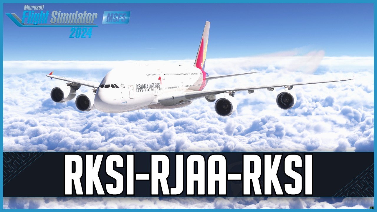 FBW A380 for MSFS2024 | Real World Asiana OPS | Seoul - Tokyo (Round-trip) | VATSIM
