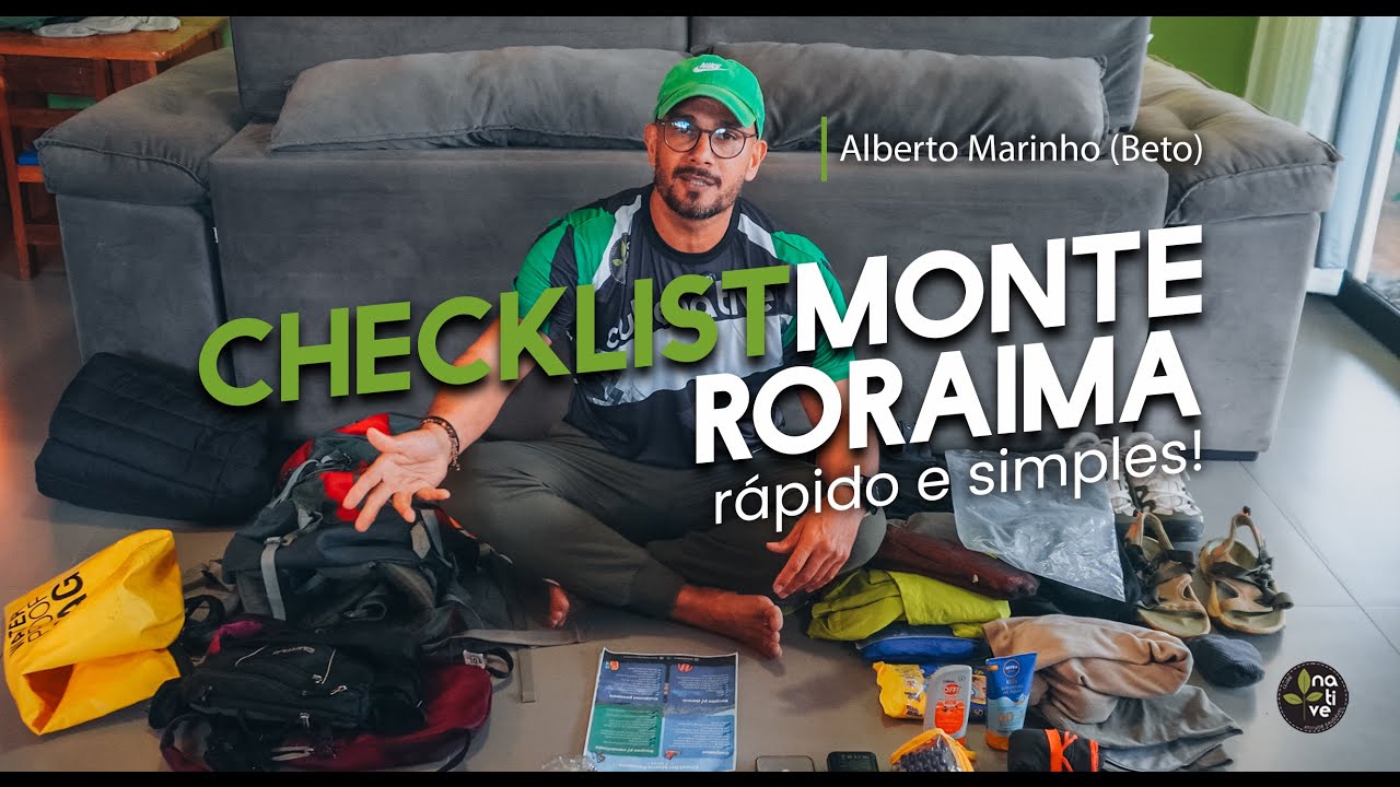Checklist para a expedi&ccedil;&atilde;o do Monte Roraima