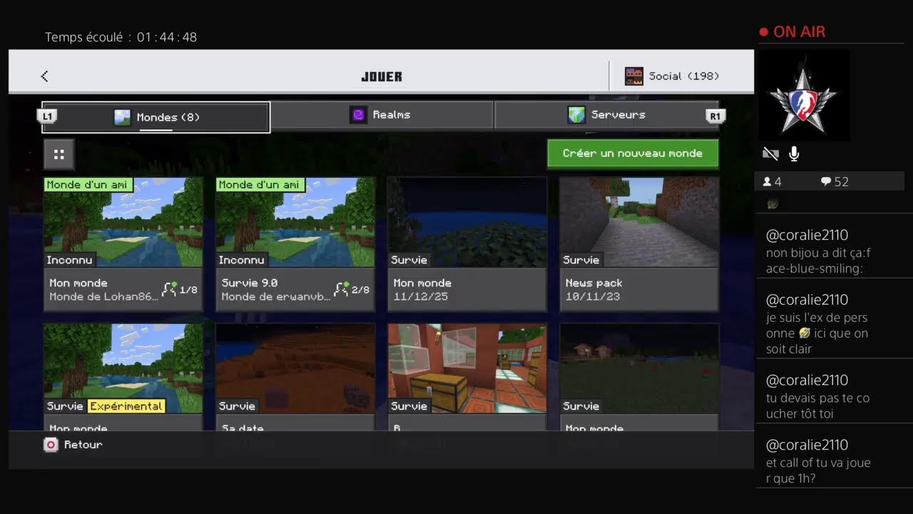 {PS4-LIVE-FR} #MINECRAFT CHILL