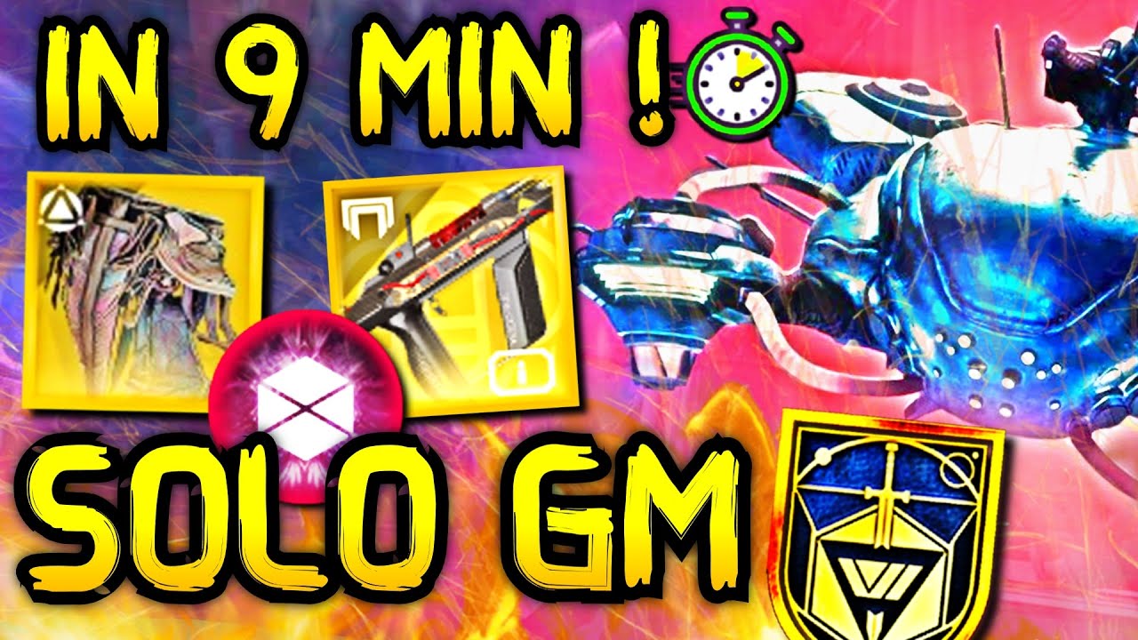 in 9 MIN ! SOLO GM ''Fallen SABER'' | SIGMA Prismatic Titan Build | Destiny 2