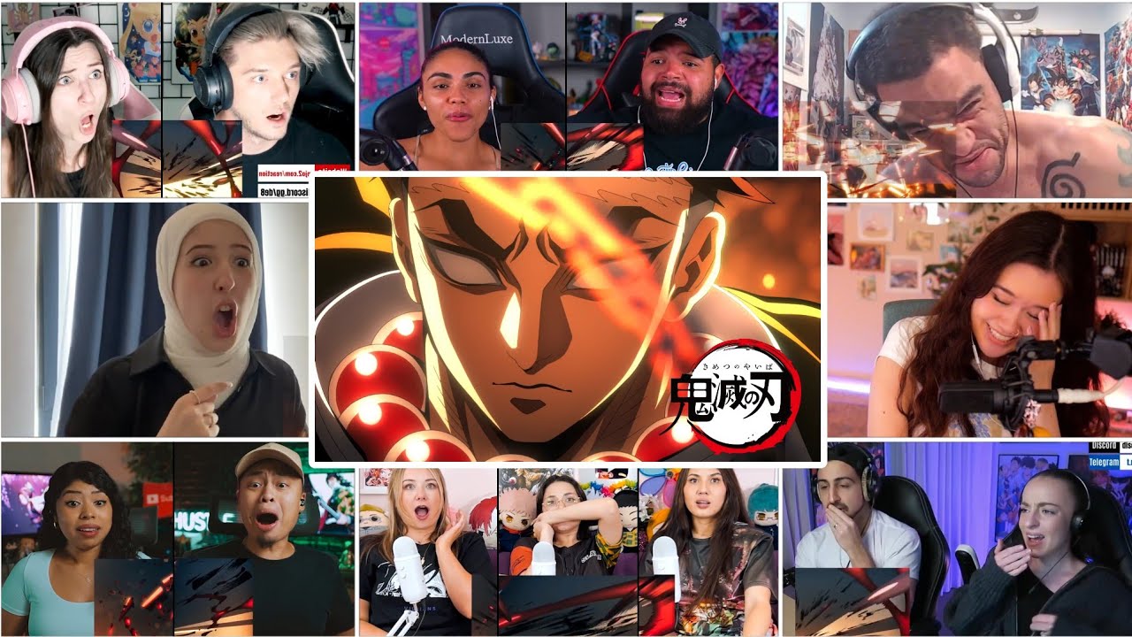 To the Infinity Castle - Muzan vs Hashira!! Reaction Mashup Demon Slayer: Kimetsu No Yaiba S4 Finale