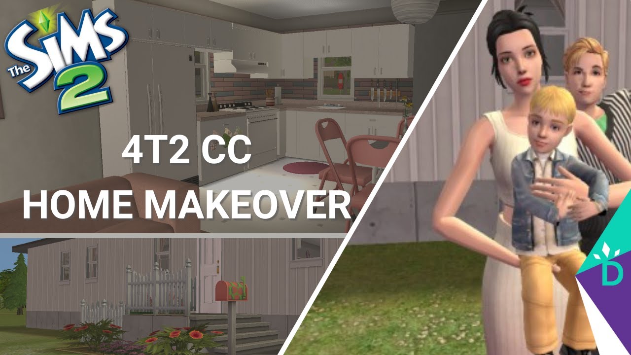 I'M BACK! 👋 - SIMS 2 SPEED BUILD - 4T2 BROKE MAKEOVER