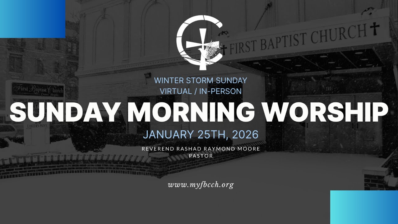 January 25th | Sunday Morning Worship | Live & Hybrid — In the Midst of the Storm