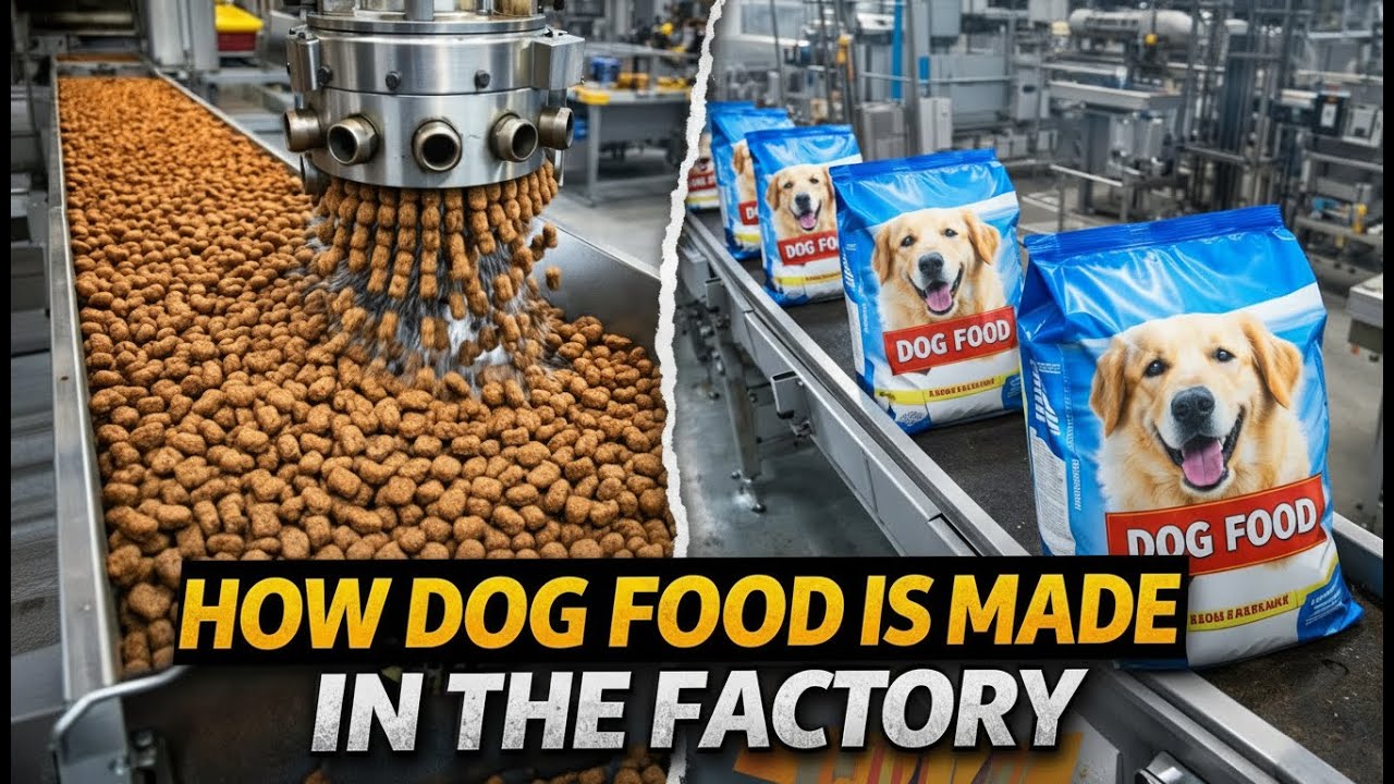 How Dog Food Is Made in The Factory: Inside The Largest Dog Food Factory (Full Process)