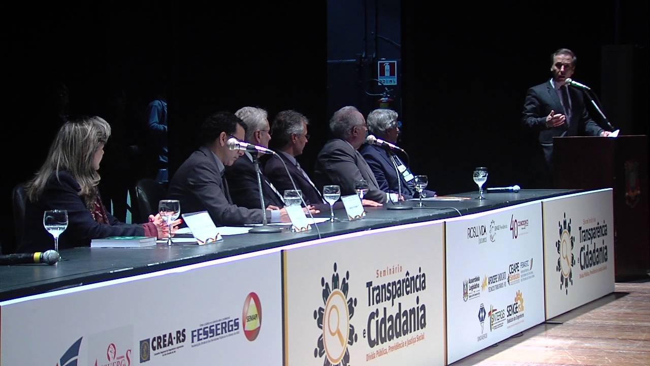 SEMINÁRIO TRANSPARÊNCIA E CIDADANIA - ABERTURA