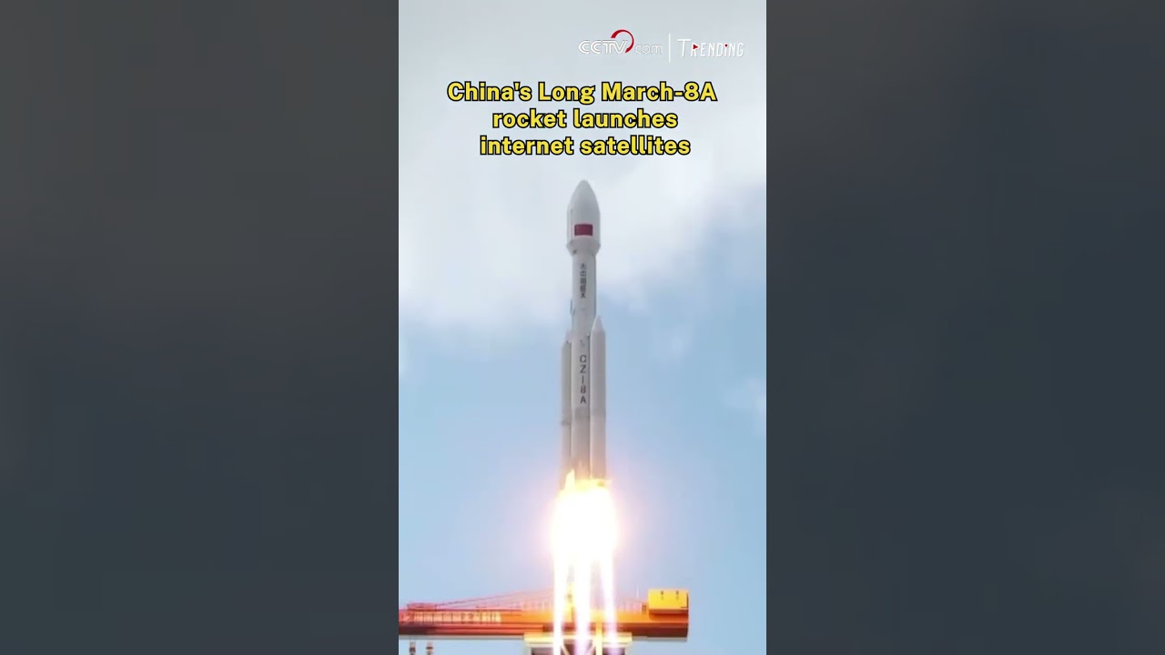 China's Long March-8A rocket launches internet satellites