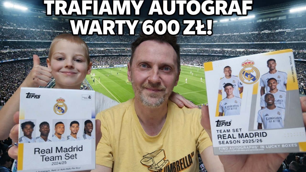 SZOK! Kuba trafia AUTOGRAF warty 600 ZŁ + RELIC z Topps Team Set Real Madrid 2025/26! 🤯