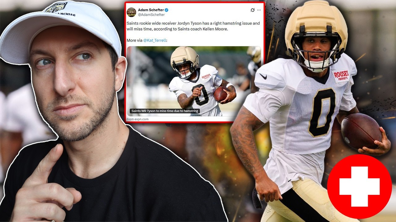 Saints Get CONCERNING Jordyn Tyson Injury Update | James Skrmetta Reacts