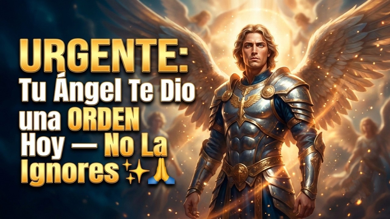 URGENTE: Tu Ángel Te Dio una ORDEN Hoy — No La Ignores ✨🙏