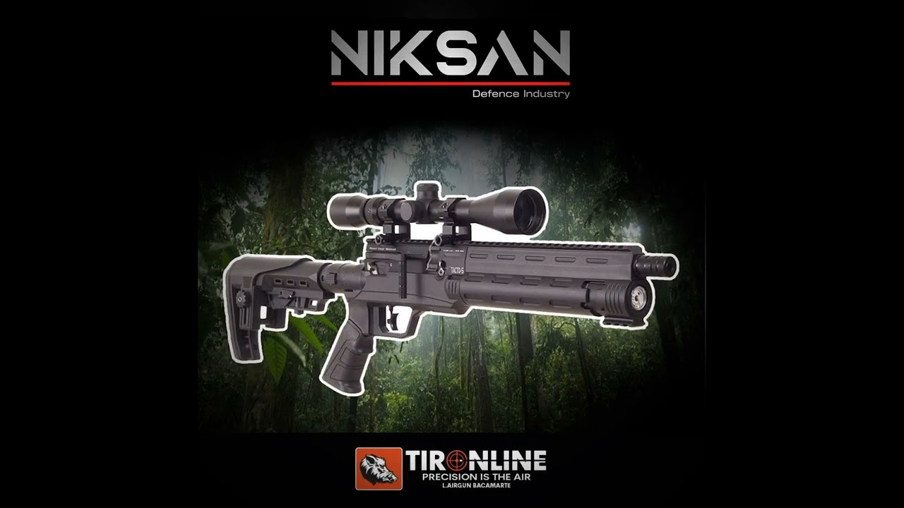 Umboxing da Carabina PCP NKS TACTO Niksan 5,5mm