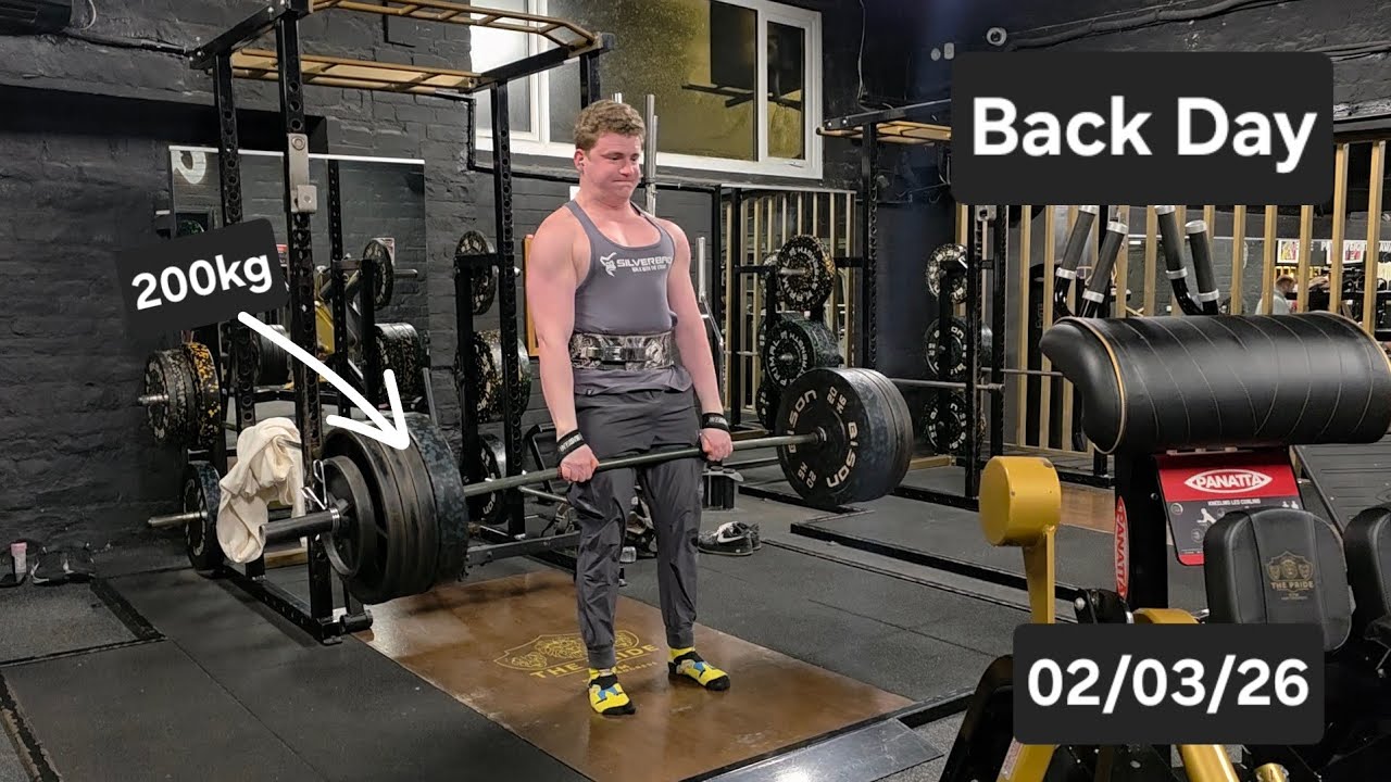 Back Day - 200kg Doubles - 02/03/26